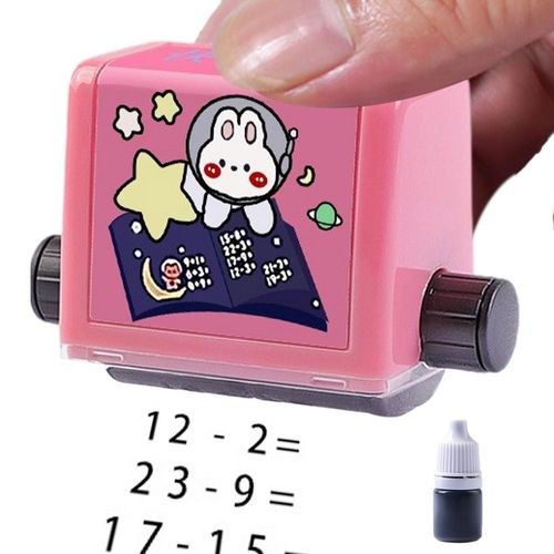 Tampon De Roulement De Numro De Pratique De Maths, Addition Et Soustraction De Questions, Jusqu' 100 lves, Type De Rouleau Numrique
