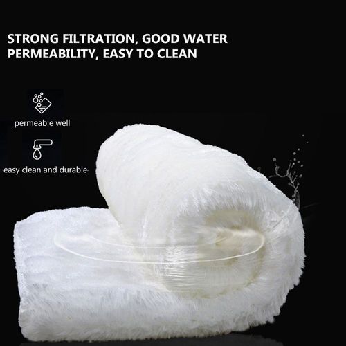 Tampon Filtrant Rectangulaire Pour Aquarium, 12x100cm De Long, En Fibre De Polyester, Filtre Pour Aquarium D'eau Douce Et D'eau Sale