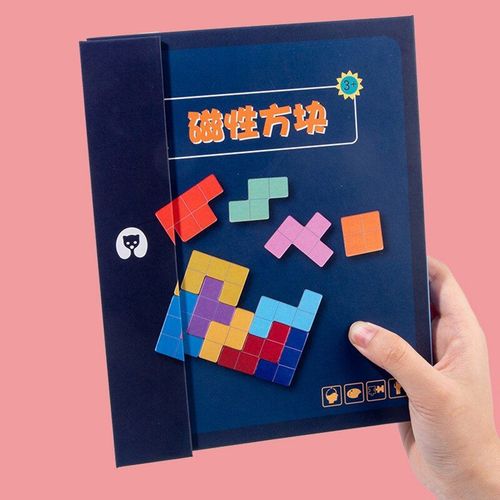 Tangram 3d Puzzle En Bois Color, Jouets Mathmatiques, Jeu Tetris, Jeu ducatif Intellectuel Pour Enfants D'ge Prscolaire, Nouvelle Collection