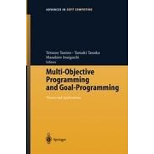 Multi-Objective Programming And Goal Programming    Format Broch 