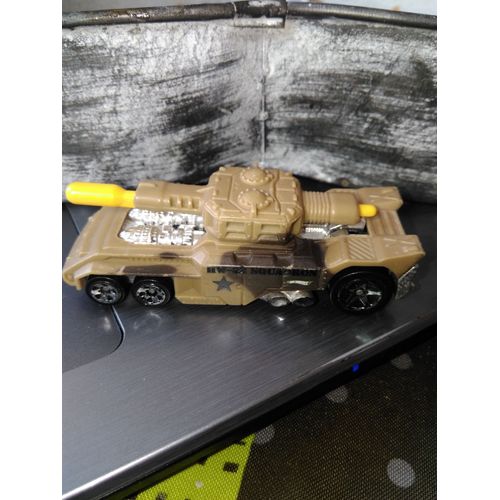 Tank Invader Hotweels Miniature Invader Mattel Marron