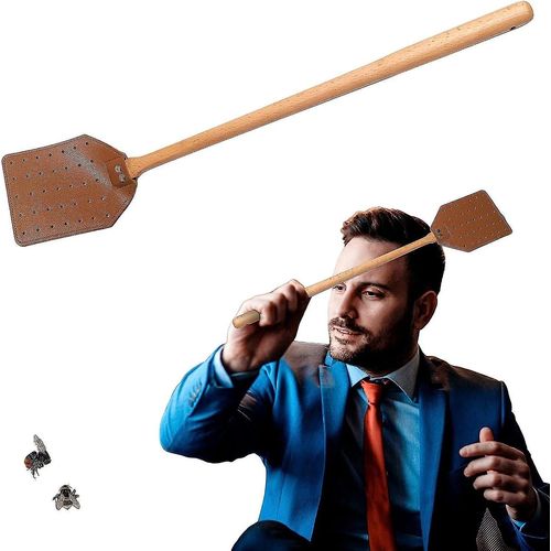 Tapette  Mouches, Outil De Tapette  Mouches En Cuir Pour Le Travail Du Bois Peu Encombrant, Tapette  Mouches Domestique Portable Intrieure Et Extrieure