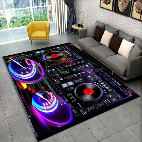 Tapis  Motif De Musique Dj,Tapis De Sol De Cuisine,Couloir,Zone De Coureur,Lea,Chambre,Salon,Yoga,Non Ald,Polymres De Sol,Dcoration D'intrieur - Type 40x60cm 16x24 Inch #G