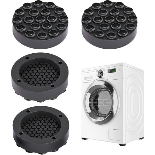 Tapis Anti Vibration Machine A Laver 4 Pices Tapis Machine  Laver Anti Vibration, Anti Vibration Machine  Laver Pour Machines  Laver Et Sche-Linge (Noir, Diamtre Intrieur : [MAC1553]