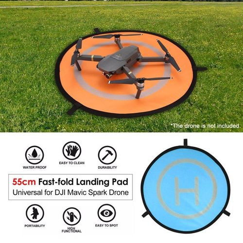 Tapis D'atterrissage  Pliage Rapide De 55cm, Pour Dji Spark Mavic Pro, Universel Fpv Drone, Tablier De Stationnement Fpv, Accessoires De Drone De Course