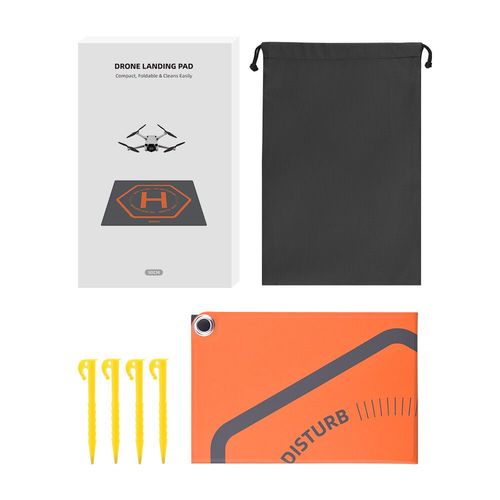 Tapis D'atterrissage Pliable Pour Drones,Polymres De Lancement D'avion,Dji Mini 3,Mavic 3,Mini 3 Pro,Air 2,2s,Phantom 2,3/4,Hlicoptre Rc - Type A 50cm