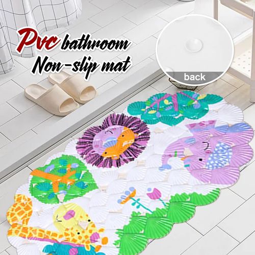 Tapis Baignoire Antidérapant,Dessin Animé Sous Motif Mer