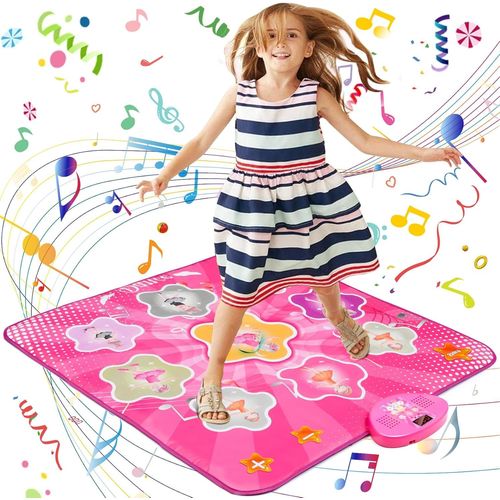 Tapis de Danse Jouets pour Enfants, Filles Tapis de Jeu Musicale avec, 7 Modes de Jeu, Musique intgre, Affichage LED, Cadeau de Nol Anniversaire pour Enfants 3 4 5 6 7 8 9 Ans.[G1050]