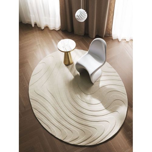 Tapis De Laine Crme 160x200