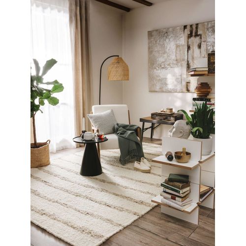 Tapis De Laine Crme/Beige 200x300