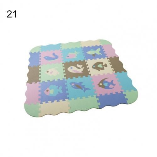 Tapis De Sol Avec Barrires Pour Bb, 1 Ensemble, Avec Des Carreaux D'Assemblage Dtachables, Puzzle, Tapis De Jeu Pour L'Intrieur
