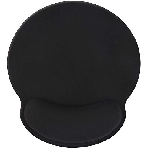 Tapis de souris avec repose-poignet, repose-poignet ergonomique noir pur, confortable