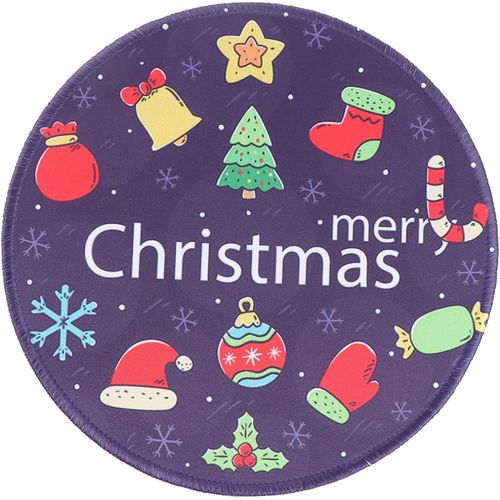 Tapis De Souris De Nol Tapis De Joyeux Noel Ronds De Nol Tapis De Bureau De Nol Tapis De Clavier sous-Main Caoutchouc Travail Sapin De Nol Bloc-Notes De Bureau.[F548]