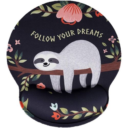 Tapis de Souris Ergonomique Confort Tapis de Souris Repose-Poignet Tapis Souris Repose Poignet en Mousse M?moire