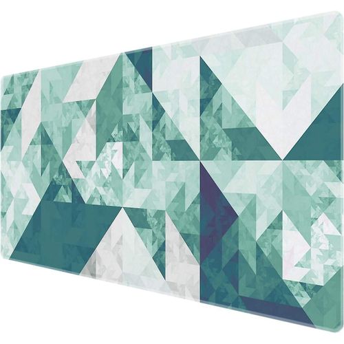 Tapis de souris tendu Grand tapis de souris de jeu - 35,4 x 15,7 x 0,12 pouces Tapis de souris pour clavier d'ordinateur Tapis de souris antidrapant Base en caoutchouc et bords cousus pour le jeu P