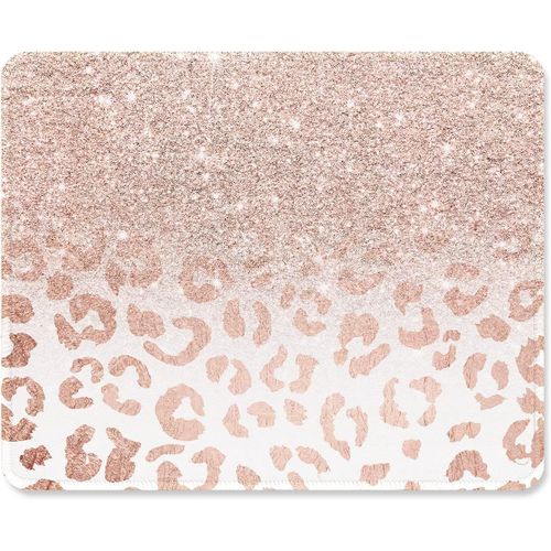 Tapis De Souris Gaming Tapis Souris Avec Bord Cousu Et Base En Caoutchouc Antidrapante, Surface Spciale Texture Rsistant  Usure, 260 X 210Mm Epaisseur 3Mm,Imprim Lopard Or R[POR5246076]