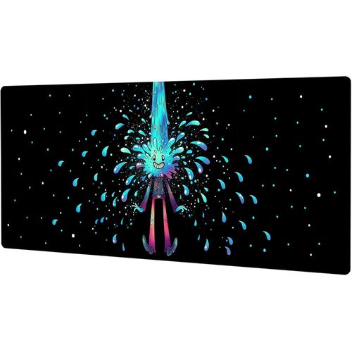 Tapis de Souris Mousepad de Bureau 900 x 400 x 3 mm,Tapis de souris extra large et long Tapis de souris XXL - Tapis de souris  base de caoutchouc antidrapant -Petit Monstre.[F697]