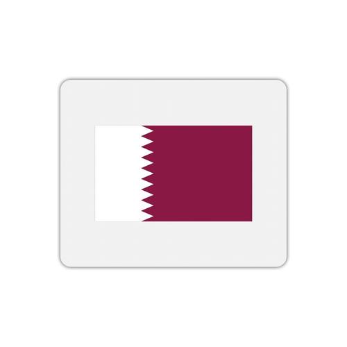 Tapis de souris rectangle imprim drapeau qatar