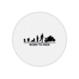 Tapis De Souris Rond Bebe Evolution Moto Texte Rakuten