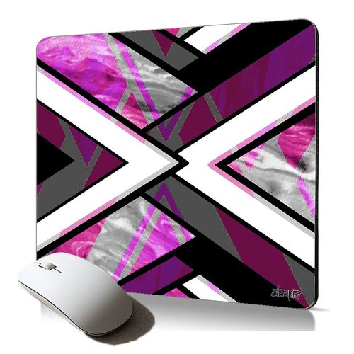 tapis de souris souple marbre violet pour les professionnel support trs design motif color texture triangle pour gamer