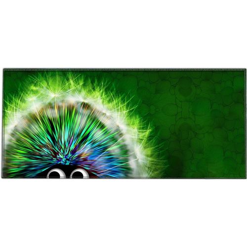 Tapis de Souris XXL (900 x 400 mm) Mouse Pad Grand, Motif hrisson Vert, appropri pour Souris de Bureau et Souris de Gaming.[F155]