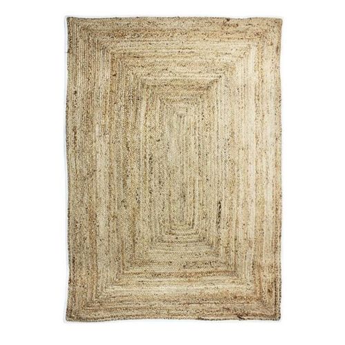 Tapis Deco Jute 120x170 Cm - Blanc