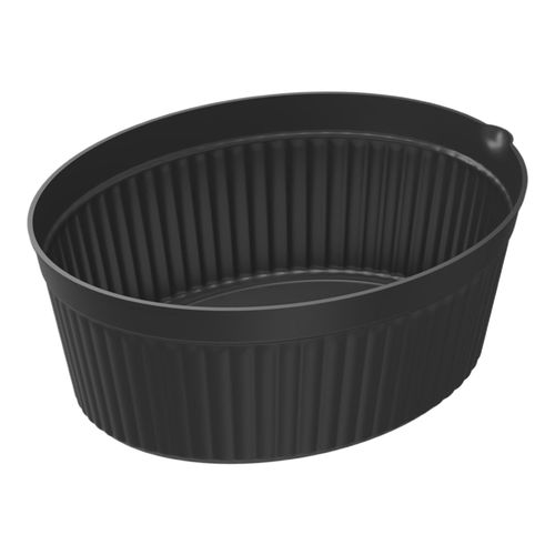 Tapis pour mijoteuse Rsistant  l'usure Anti-chute Intgr Rutilis Facile  nettoyer Silicone de sparation 7QT 8QT Compartiment pour mijoteuse Accessoires de cuisine-Noir