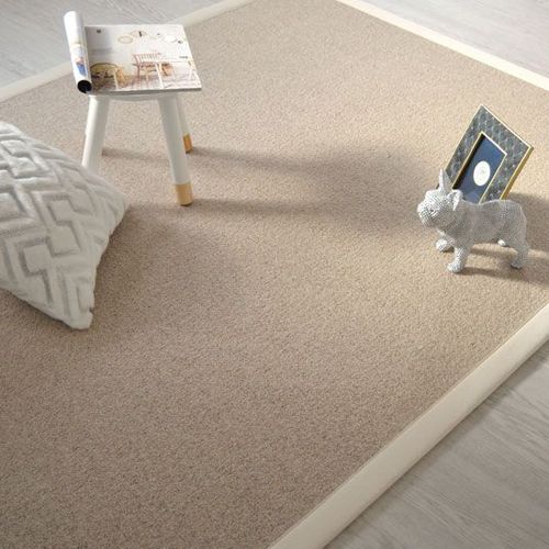Tapis Pure Laine Killoo Grge Ganse Coton cru Decoweb.Com - 160 X 230 Cm