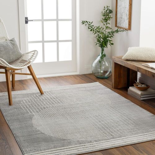 Tapis Scandinave Moderne Gris/Beige 160x215