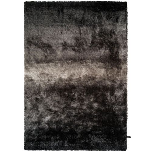 Tapis Shaggy  Poils Longs Whisper Anthracite/Gris 80x150 Cm - Tapis Doux Pour Salon