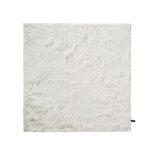Tapis Shaggy  Poils Longs Whisper Blanc 60x60 Cm - Tapis Descente De Lit