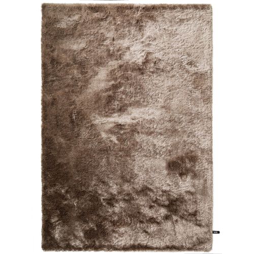 Tapis Shaggy  Poils Longs Whisper Marron Clair 80x150 Cm - Tapis Doux Pour Salon