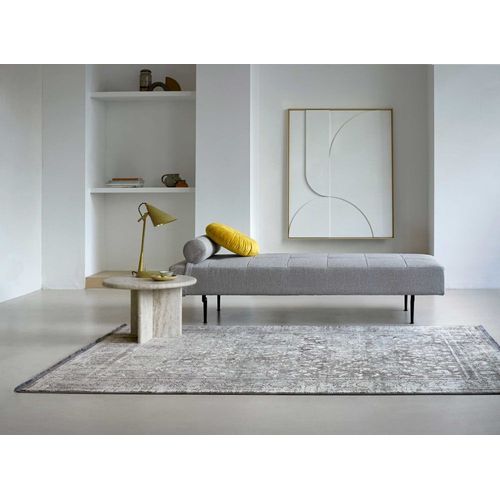 Tapis Tiss Fin Vintage Beige Gris Pour Salon, Chambre 290x200