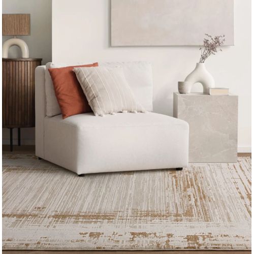 Tapis Tiss Plat Moderne Beige 240x320 Cm