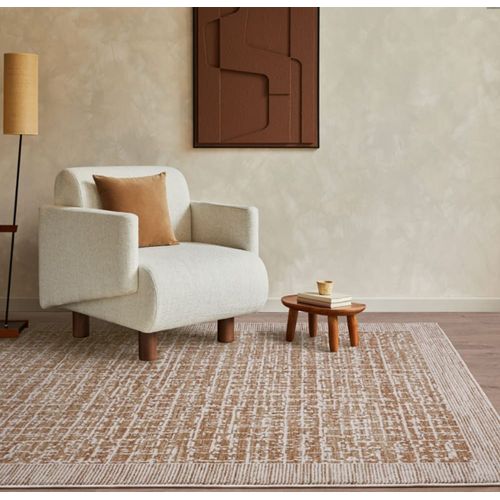 Tapis Tiss Plat Moderne Orange 240x320 Cm