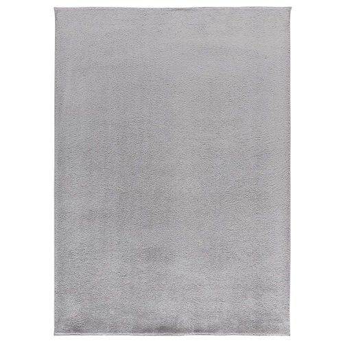 Tapis Uni Lavable Couleur Argent 120x170 Cm