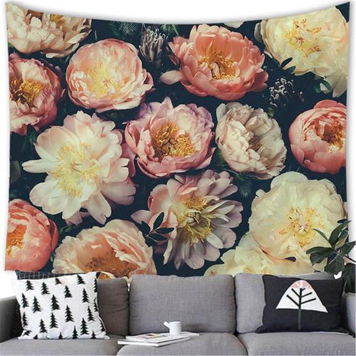 Tapisserie Murale CrAtive  Fleurs De Roses, 150x130cm, Belle DCoration De Fte, Pour La Maison