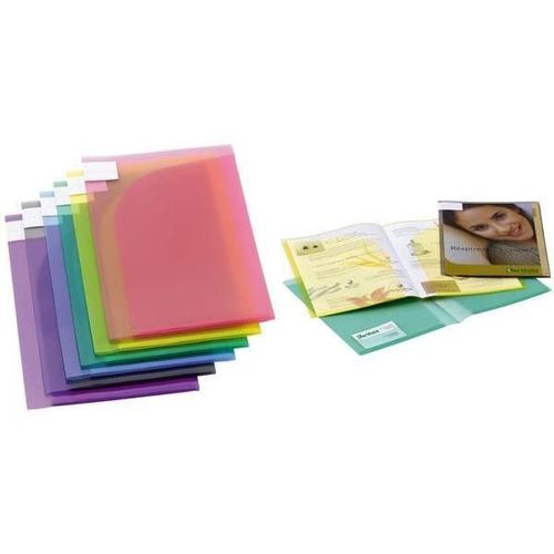 Tarifold - T-Collection - Sachet De 12 Pochettes De Prsentation En Pp - A4/A3 - Assortis
