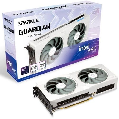 Tarjeta Grfica Sparkle Intel Arc B570 Guardian Luna OC Edition- 10GB GDDR6