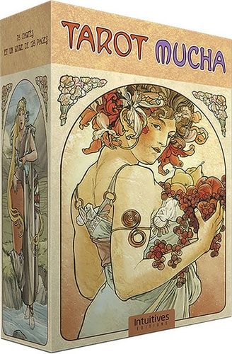 Tarot Mucha - Avec 78 Cartes Et 1 Livret   de Weatherstone Lunaea  Format Bote 