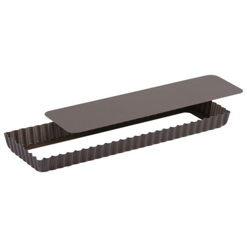 Tarte Maison Cannele - Antiadhrente - Fond Mobile - 350x110 Mm Dim Ext / 340x100mm Dim Int - H25mm