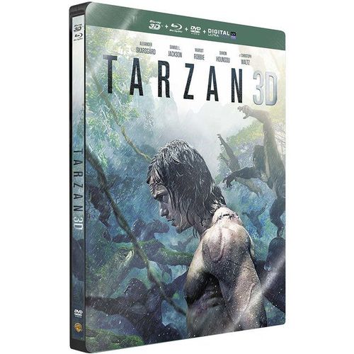 Tarzan - Combo Blu-Ray 3d + Blu-Ray + Copie Digitale - dition Botier Steelbook de David Yates