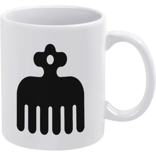 Tasse  Caf En Cramique Blanche Avec cusson Familial Yoshimoto Imakawa, Grande Capacit, Facile  Nettoyer, Adapte  Un Usage Domestique Et Professionnel, 330ml