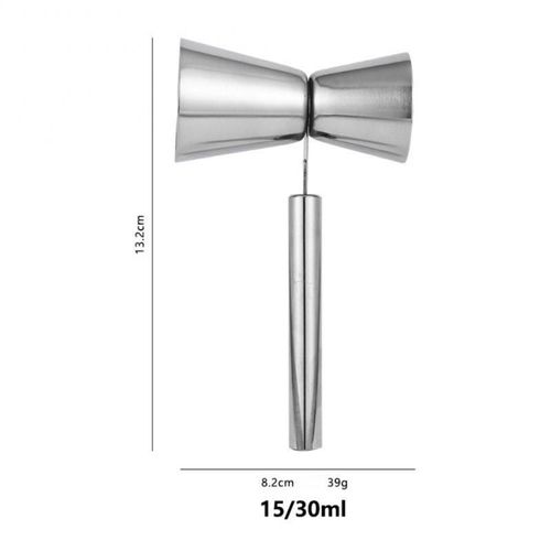 Tasse  Mesurer En Acier Inoxydable De 15/30ml, Shaker  Cocktail, Verre  Mesurer  Double Esprit, Jigger Pour Bar  La Maison, Outil De Bar De Fte