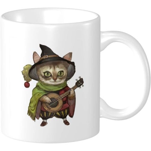 Tasse Chat Joue Du Piano Tasse  Caf Tasse  Lait En Cramique Tasse Tasse En Cramique Vaisselle Tasse  Th Cadeau De Nol 330ml