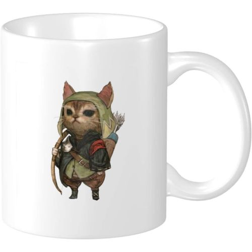 Tasse Chat Qui Joue  L'arc Et  La Flche Tasse  Caf Tasse  Lait En Cramique Tasse Tasse En Cramique Vaisselle Tasse  Th Cadeau De Nol 330ml