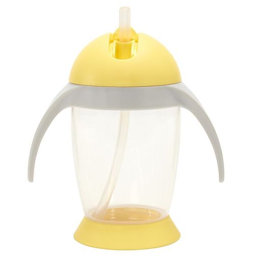 Tasse D'Apprentissage  Paille Et Anses 300 Ml Jaune/Gris - Jaune
