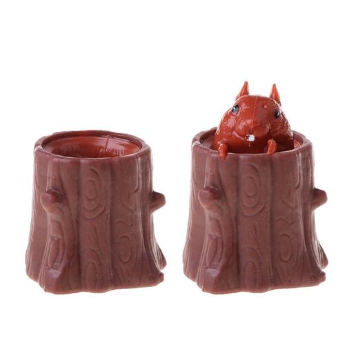 Tasse D'cureuil  Presser, Jouet Pour Enfants, Dcompression Malfique, Tiges D'Arbre En Silicone, Jouets Fidget, Porte-Stylo Tlescopique Miniature