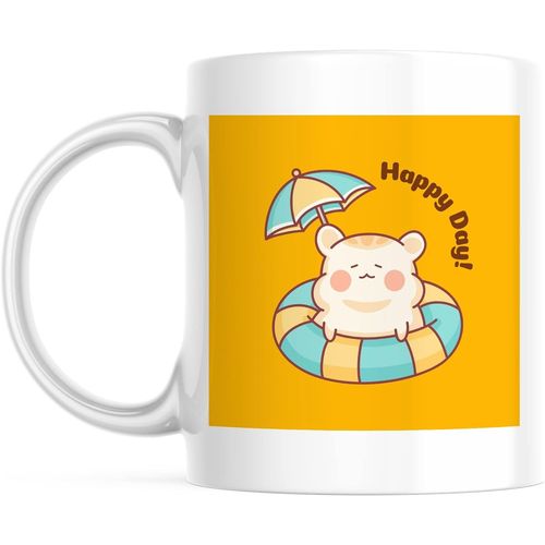 Tasse De Cercle De Hamster Jaune Personnalisee Tasse A Cafe Imprimee Tasse A The En Ceramique Avec Poignee Pour Le Bureau A Domicile