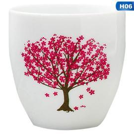 Tasse magique Sakura japonaise à changement de couleur, tasse à thé à  température froide, présentoir de fleurs, tasse à thé simple en céramique,  bol à thé Kung fu